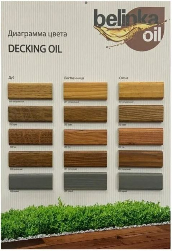 Belinka Oil Decking / Белинка масло для древесины Тик №203 фото 3