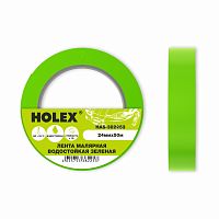 HOLEX Лента малярная жаростойкая до 100°С зеленая водостойкая 24ммх50м