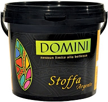 DOMINI Stoffa Argento / Домини Стоффа Аргенто - Декоративное покрытие с эффектом шелка