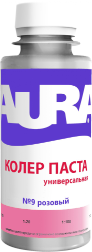 Aura / Аура - Колер паста розовый №9