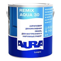 AURA Luxpro Remix Aqua 30 / Аура Люкспро Ремикс Аква 30 - Эмаль акриловая
