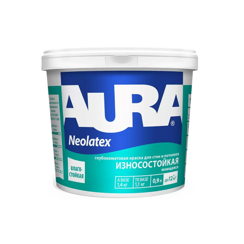 AURA Neolatex TR / Аура Неолатекс ТиЭр - Краска акриловая износостойкая