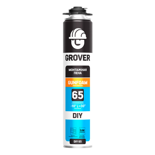 Grover DIY65 / Гровер DIY65 - Монтажная профессиональная пена, 0,75 л