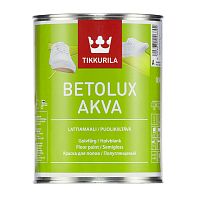 Tikkurila Betolux Akva / Тиккурила Бетолюкс Аква водорастворимая краска для пола (белая, светлые тона)