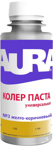 Aura / Аура - Колер паста желто-коричневый №3						