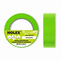 HOLEX Лента малярная жаростойкая до 100°С зеленая водостойкая 36ммх50м