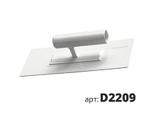 STMDECOR кельма белая пластиковая прямоугольная D2209 