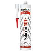 KimTec Silicon Acetat 101E  / Кимтек 101Е Силиконовый санитарный клей-герметик
