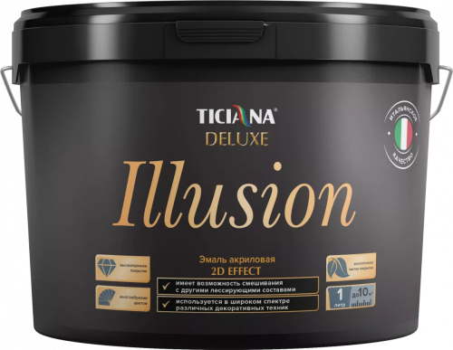 TICIANA DELUXE Illusion / Тициана Делюкс Иллюжн - Эмаль акриловая с эффектом хамелеон 2D