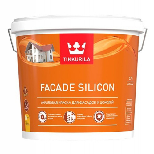 Tikkurila Facade Silicon / Тиккурила Фасад Силикон - Силикон-модифицированная акриловая краска фото 2