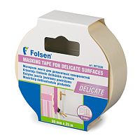 Folsen / Фолсен Лента малярная для деликатных поверхностей 30мм х 25м 0272530