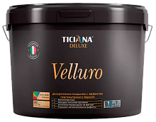 TICIANA DELUXE Velluro / Тициана Делюкс Веллюро - Покрытие декоративное с эффектом велюра серебро